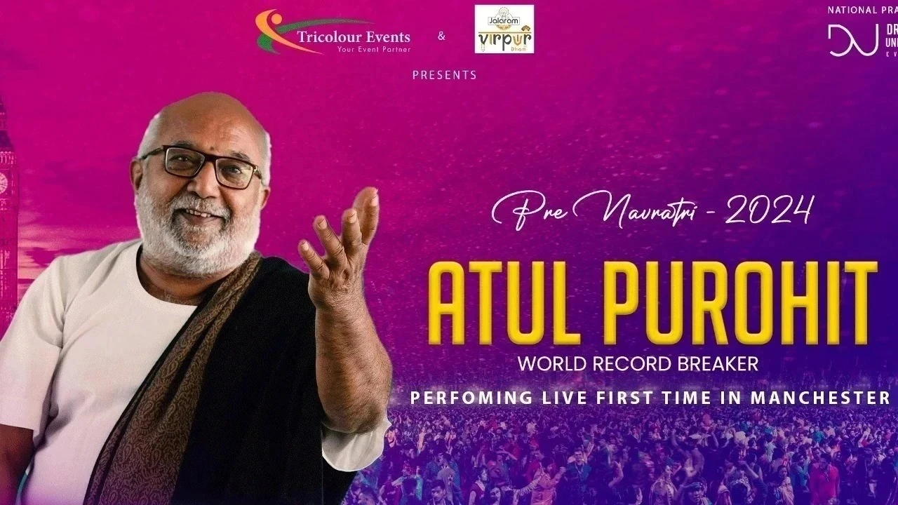 Pre-Navratri with Atul Purohit (Manchester)